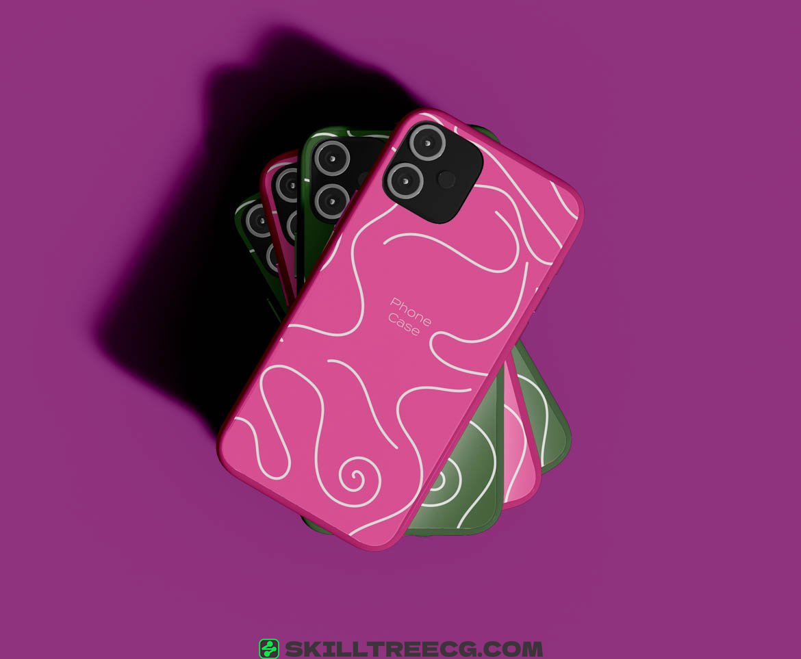 图片[4]-Smartphone Cases Mockup（800849）-技能树